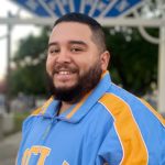 Leonel Flores wearing a UCLA shirt