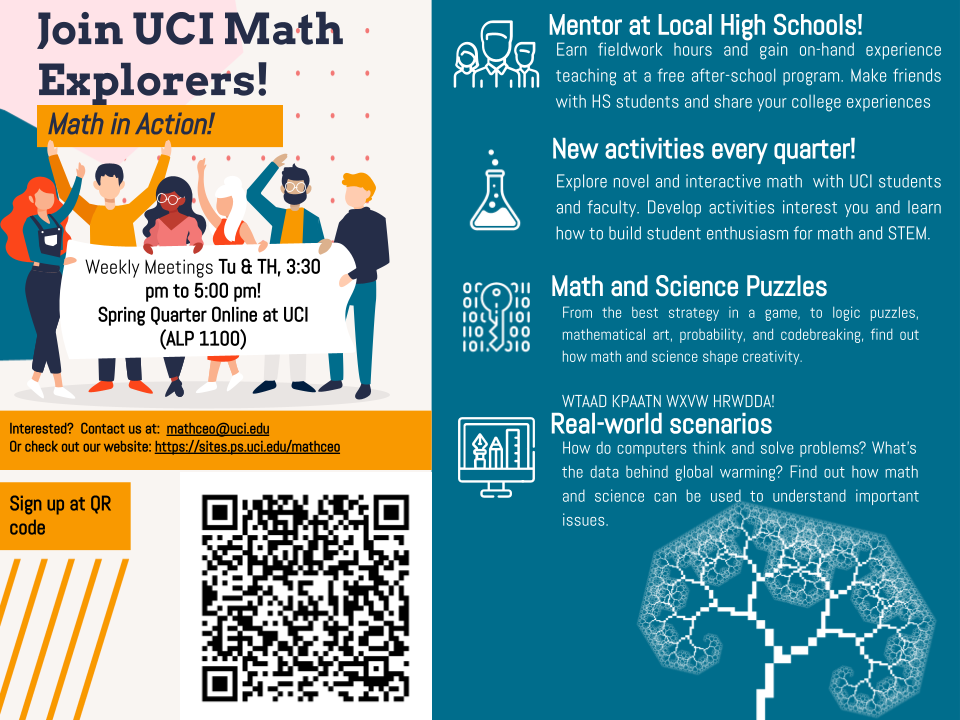 Mentor Math Explorers Poster Spring 2024